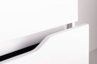 Orange Line Li-80Tuw+Ra тумба с раковиной подвесная, белый матовый